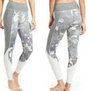 Athleta High Rise Floral Yoga Running Leggings L